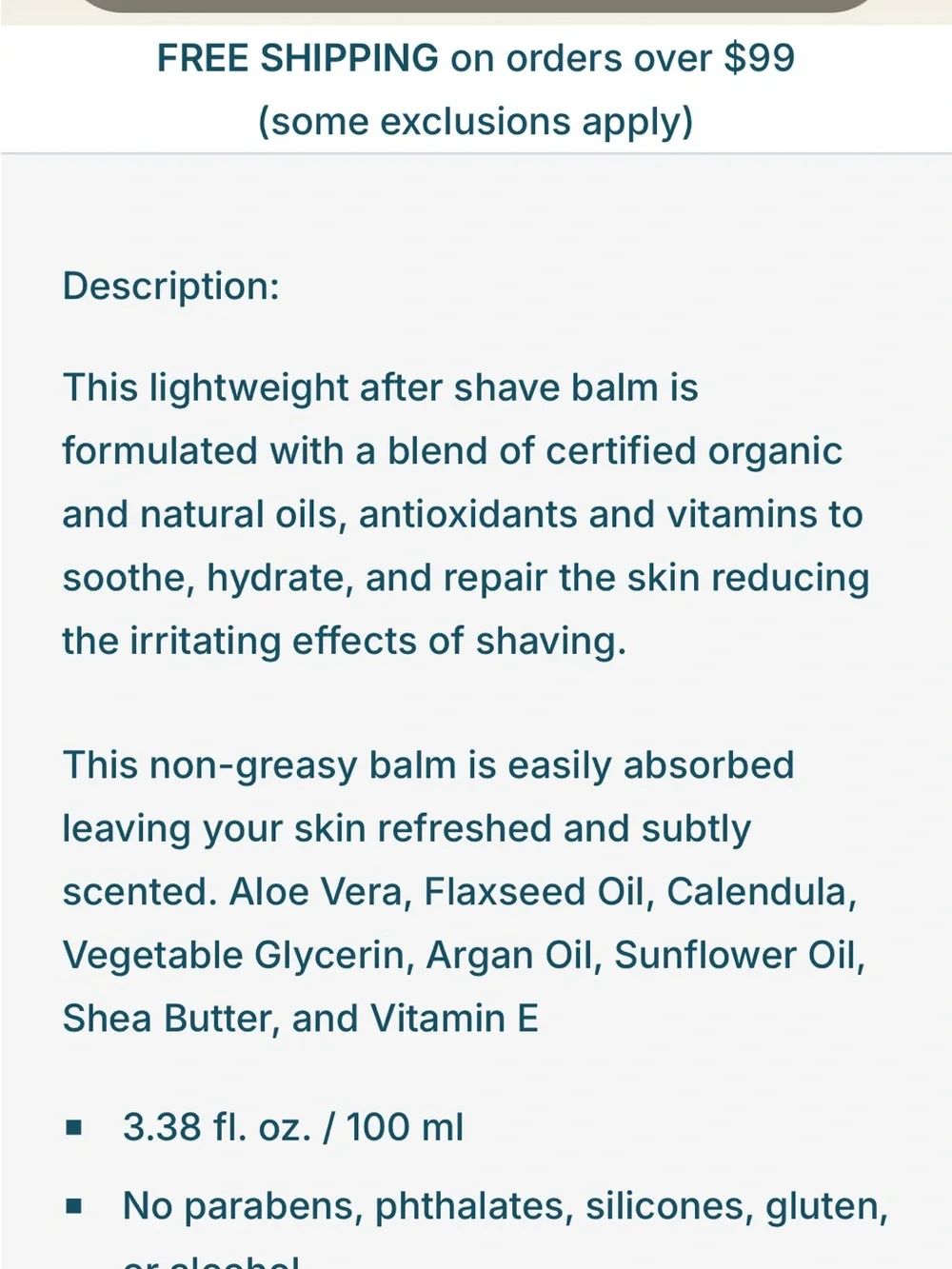 La Chatelaine Sandalwood/Santal Beard Oil & After-Shave Balm